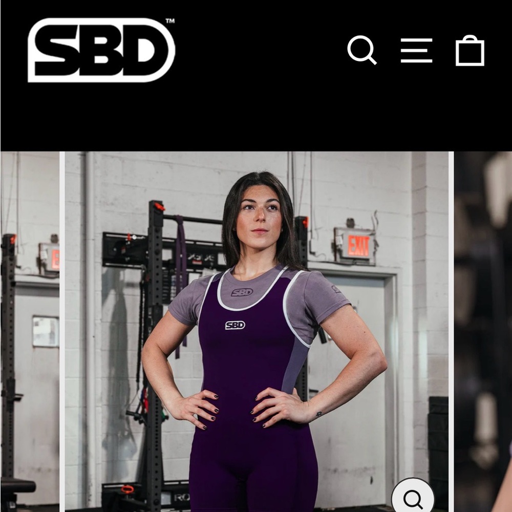 ISO SBD Women's Purple Powerlifting Singlet